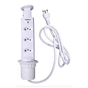 TORRE 3 TOMADAS BLANCO RENNA